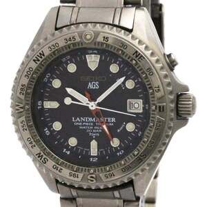 SEIKO Land Master Kinetic Titanium Mens Watch 5M45-6A00